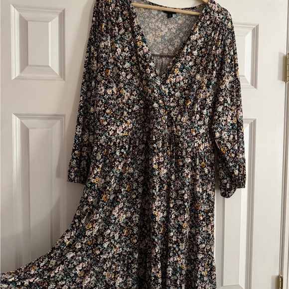 Torrid Mini Studio Knit Surplice Tiered Dress - Picture 4 of 6